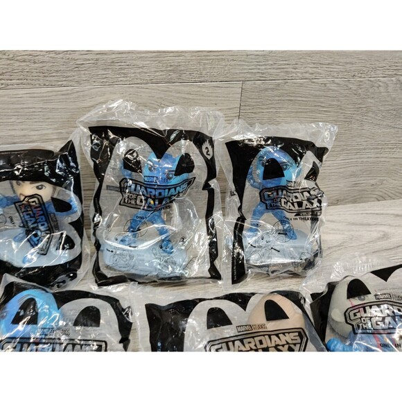 LOT OF 10: McDonald’s: MARVEL/GUARDIANS Of The GALAXY Vol 3 Toy Figures NIP - Picture 3 of 10